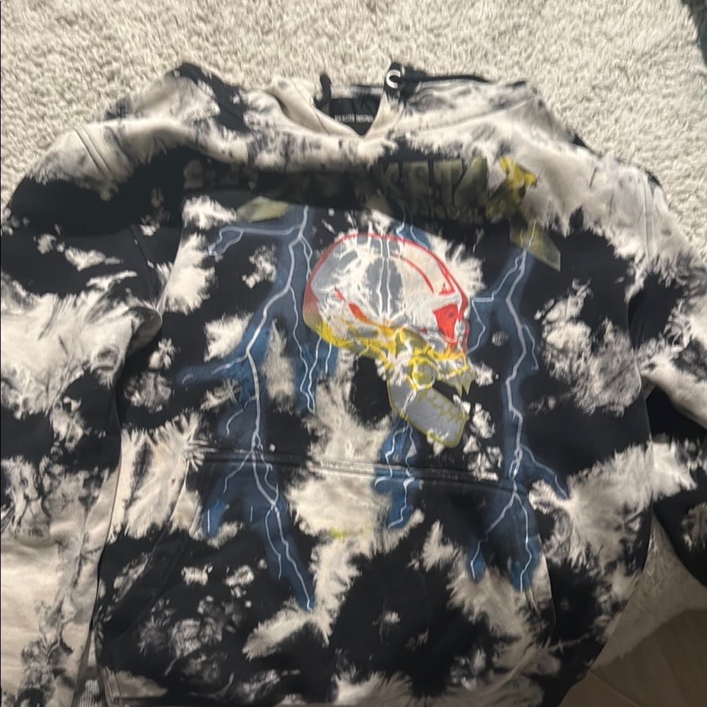 Bleached Graphic Hoodie- Unisex